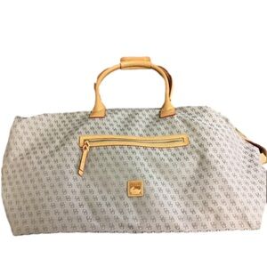 Gently used Dooney and Bourke travel duffle bag.